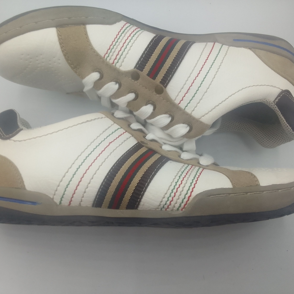 Point Zero Mens Euro 42/ US 8.5 Vintage Multicolor Sneakers
